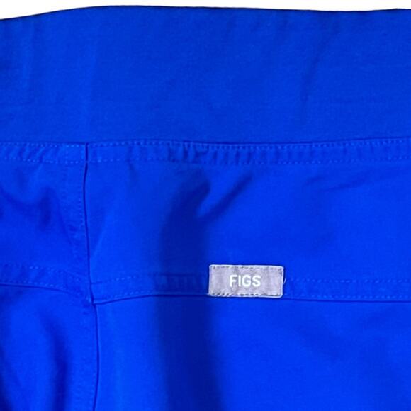 Figs Technical Collection Scrub Pants Womens XXL Pull On Straight Leg Blue - Picture 3 of 10